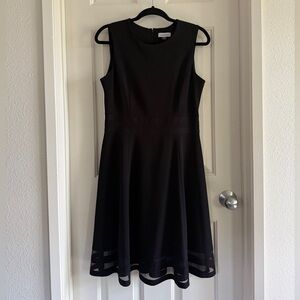 Calvin Klein Black Midi Dress